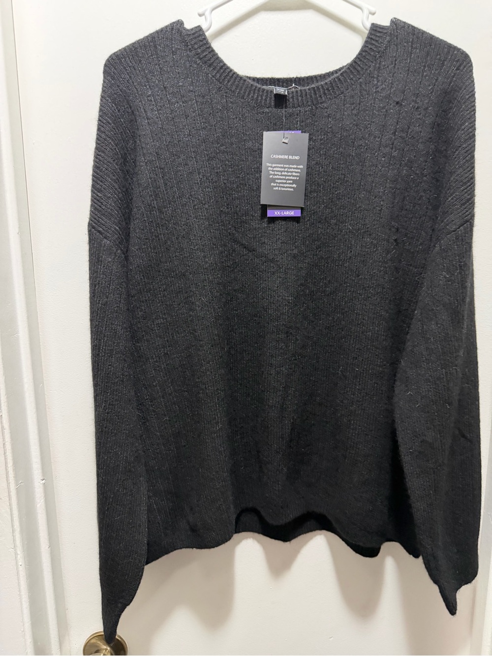 DKNY Charcoal Crewneck Sweater